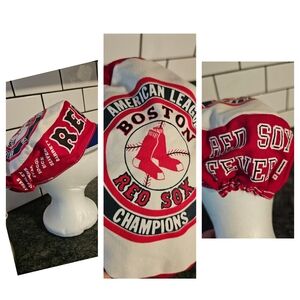 Vtg Boston Red Sox 1986 World Series Team Painters Cap Hat Deadstock MLB 80s‎ OS